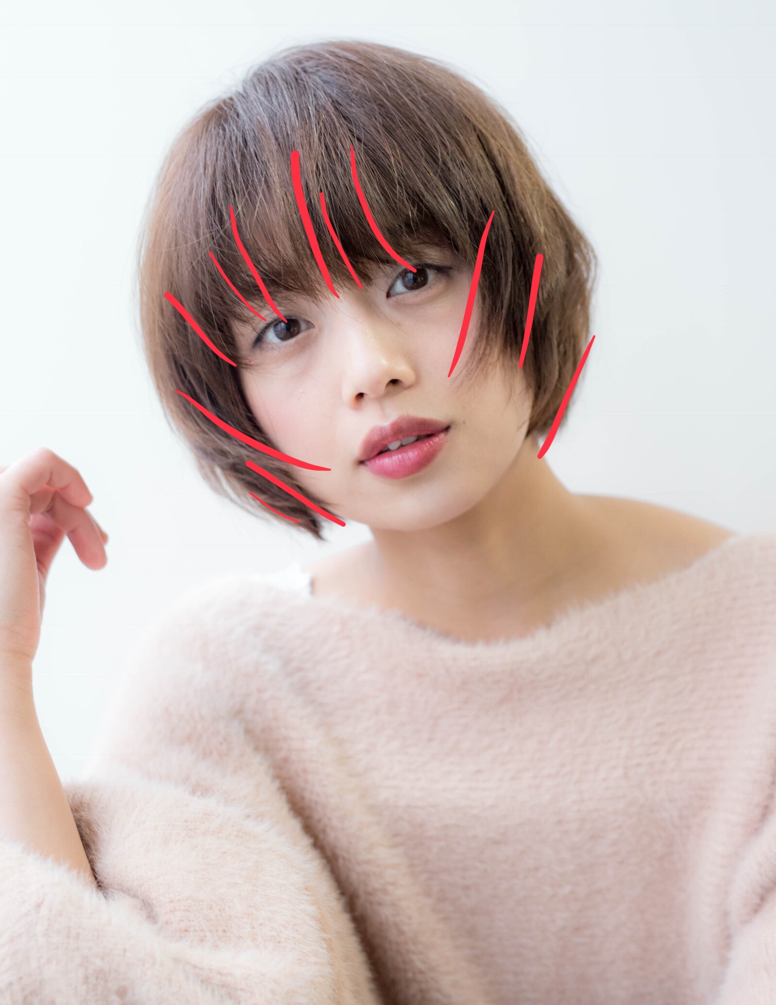 日本の髪型のアイデア Hd限定ショート に 似合う 前髪