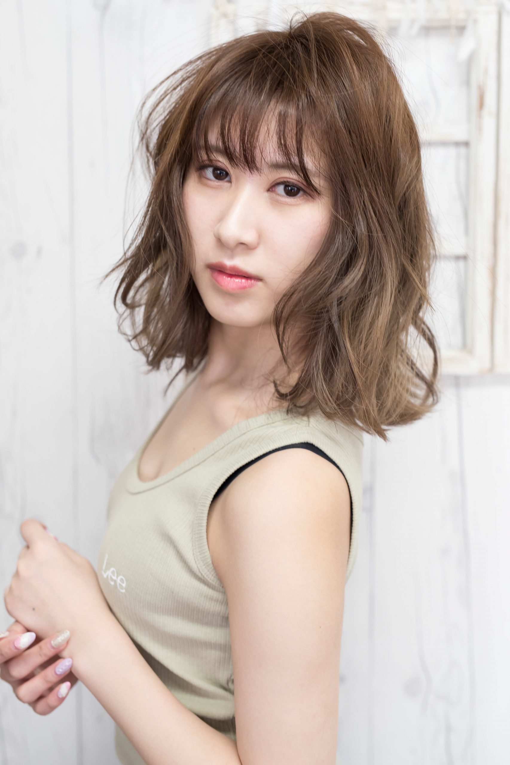 府中 調布ミディアムボブ ふんわり重めミディアムボブも良いね 府中 調布 美容院 ショートヘアが得意なフリンジ染谷正のブログ