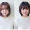 【調布、府中美容院】似合わせ美容師が見せる小顔ボブ