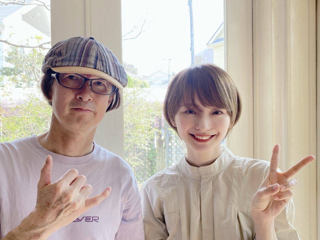 モデルさんとのツーショット画像