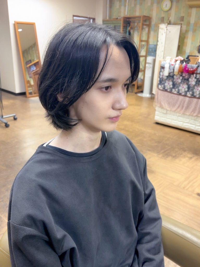 お客様来店時のヘアスタイル