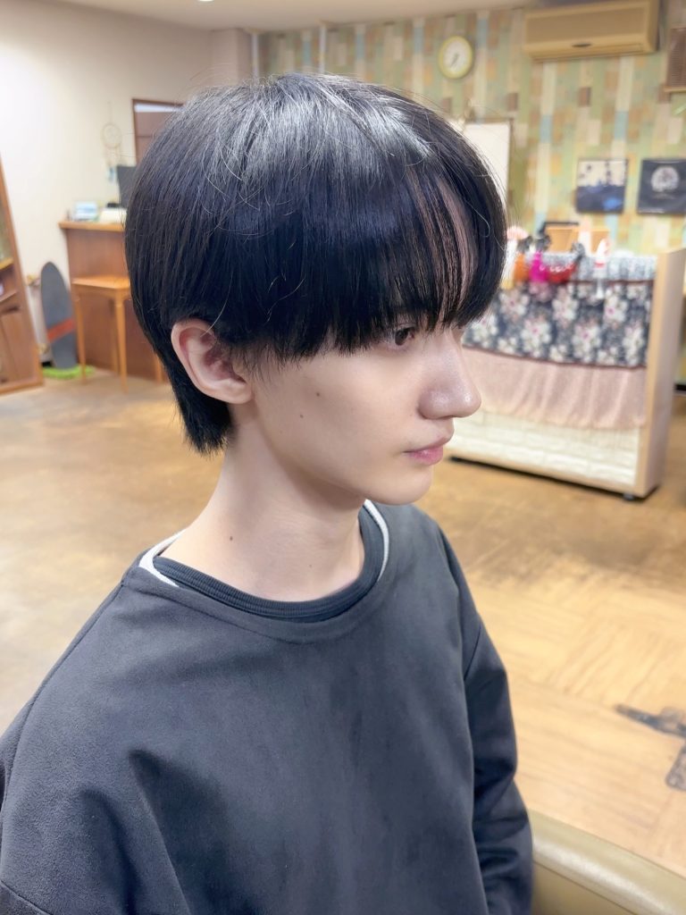 お客様メンズカット・マッシュショート