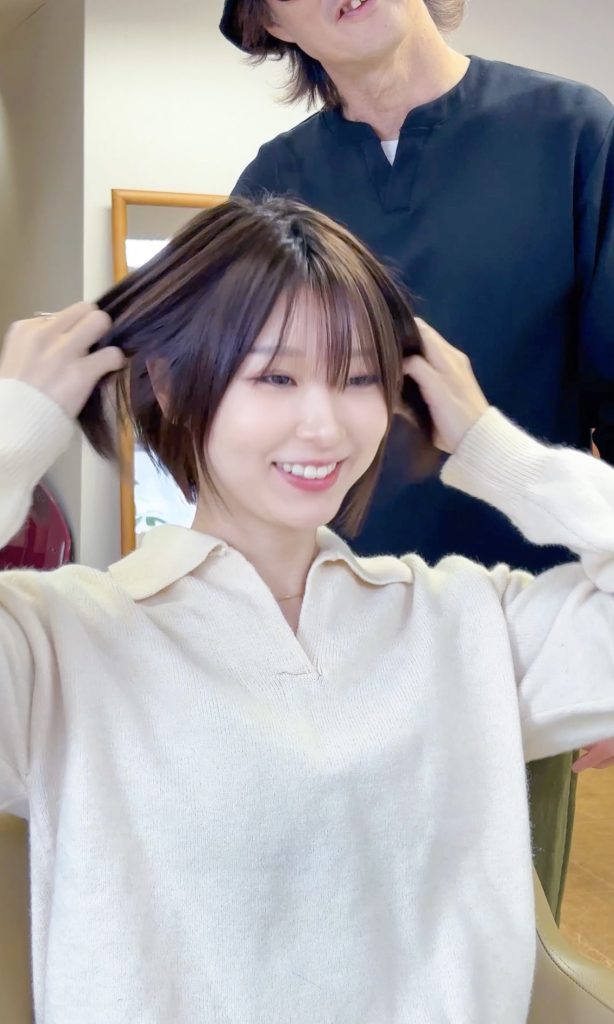 ナノバブルmarbb後のモデルさんのリアクション