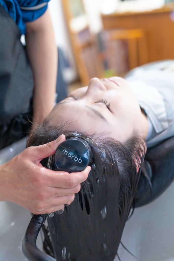 ナノバブルシステム・marbbによるシャンプートリートメント