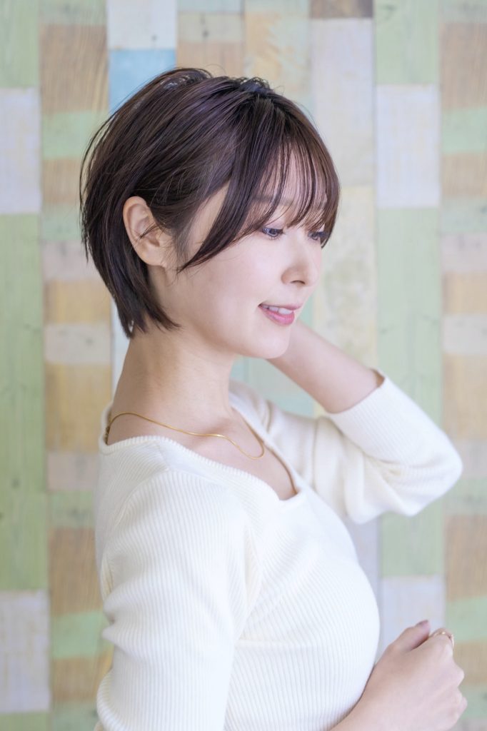 30代大人丸みショート・アレンジ