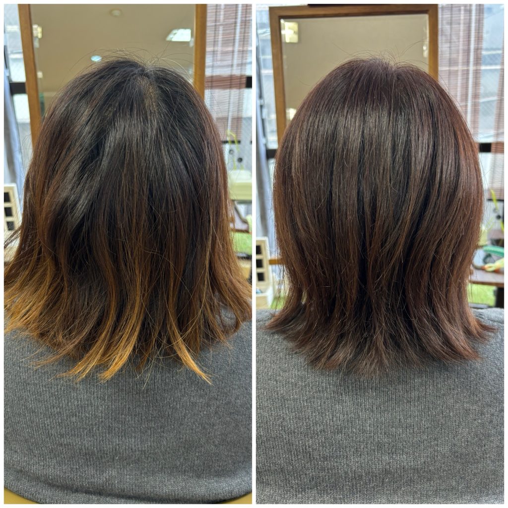 立川・府中　お客様カラー　ビフォーアフター