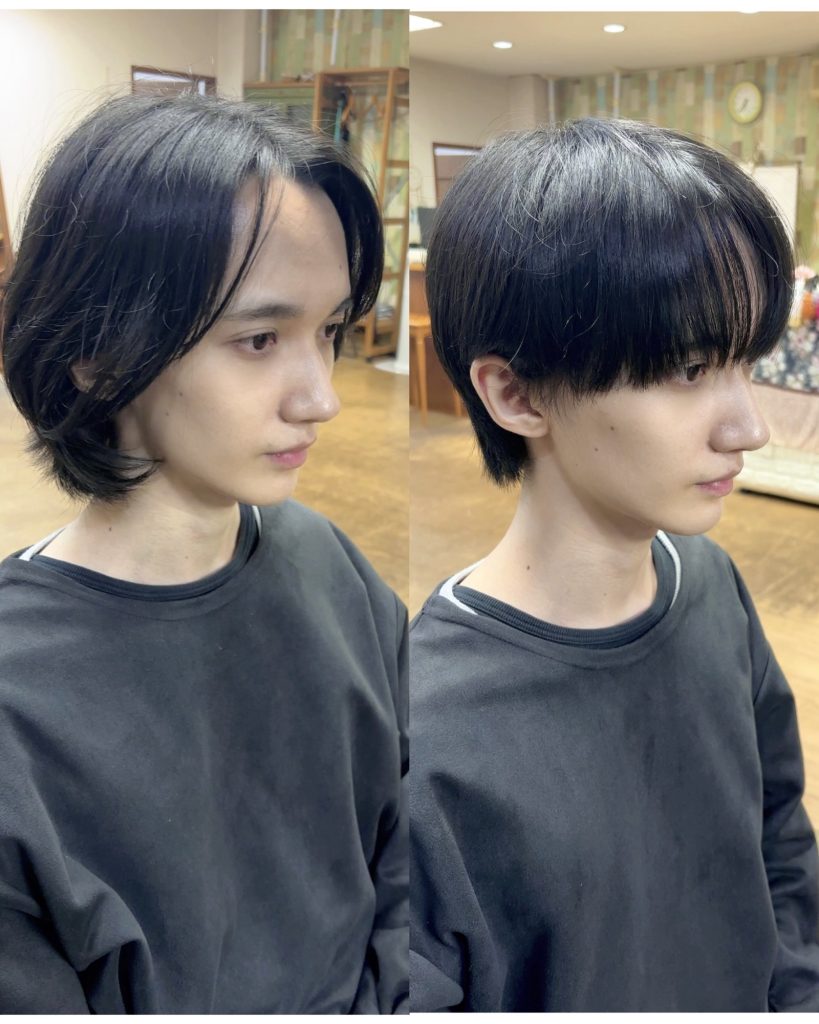 メンズのお客様スタイル、ビフォーアフター