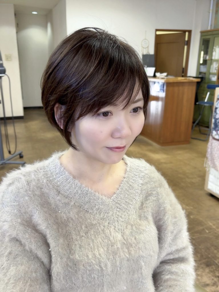 40代・甘すぎない大人可愛いショート