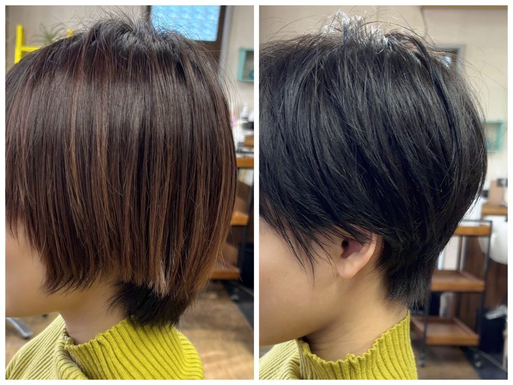 カラーのビフォーアフター