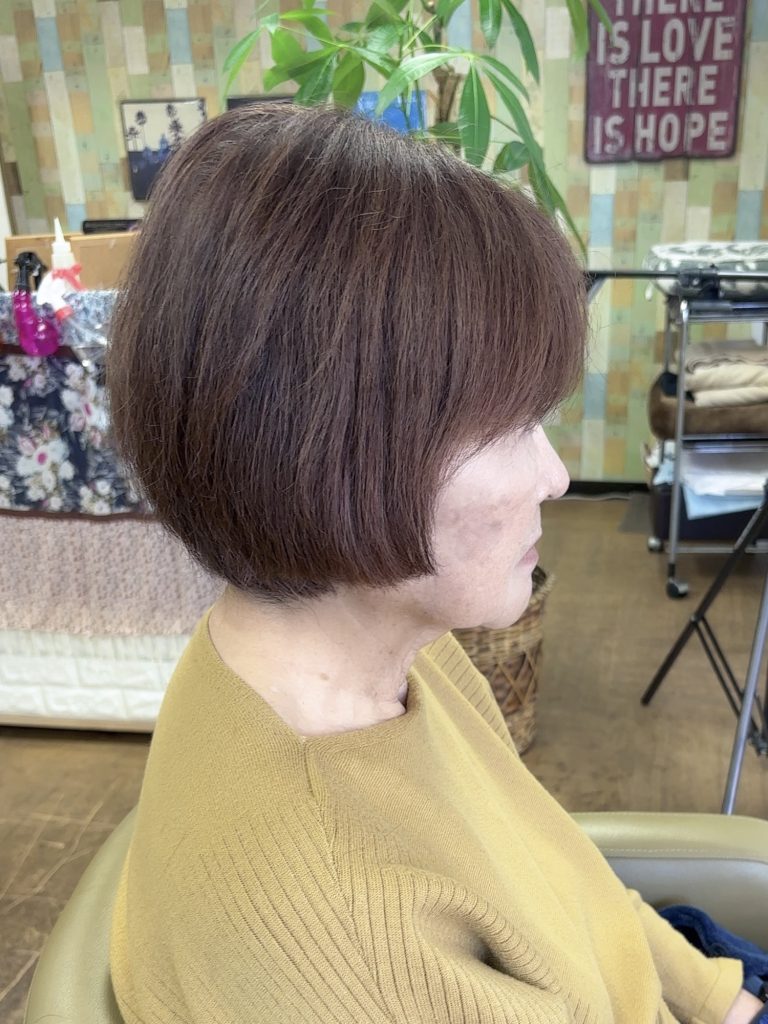 70代のお客様カラー　Before